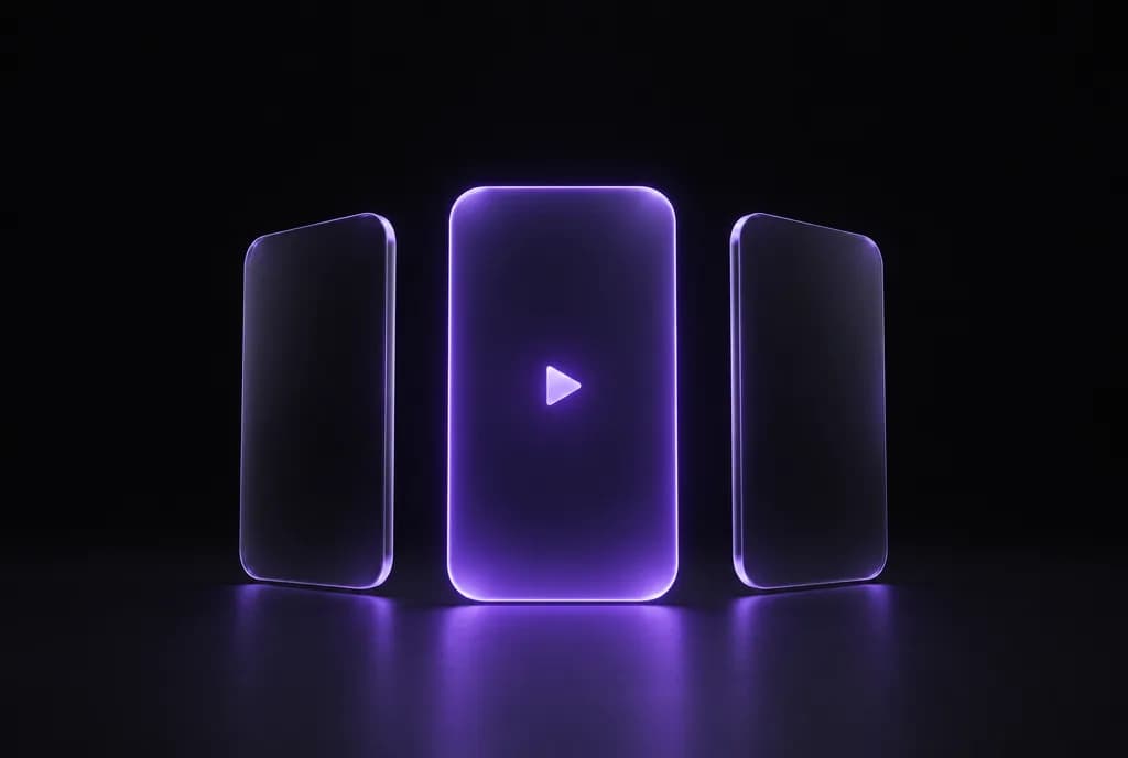 Loopi dikey videoları karusel içinde gösterir.
