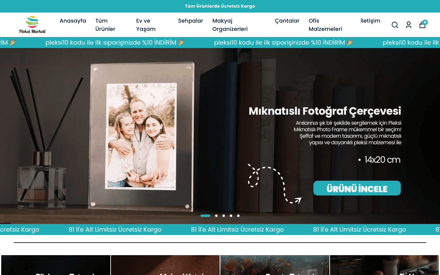 Pleksi Marketi - Masaüstü