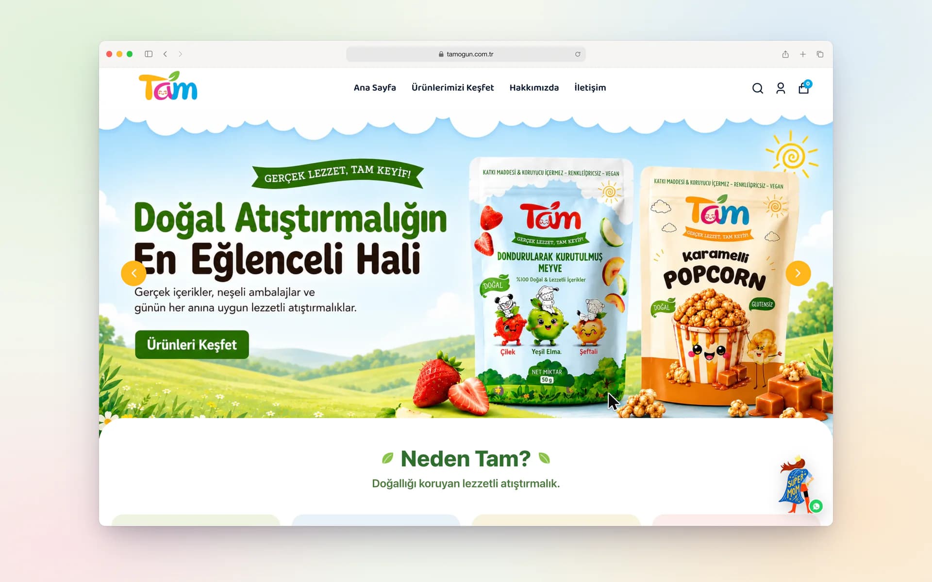 A 32-second walkthrough of what we built for Tam Öğün
