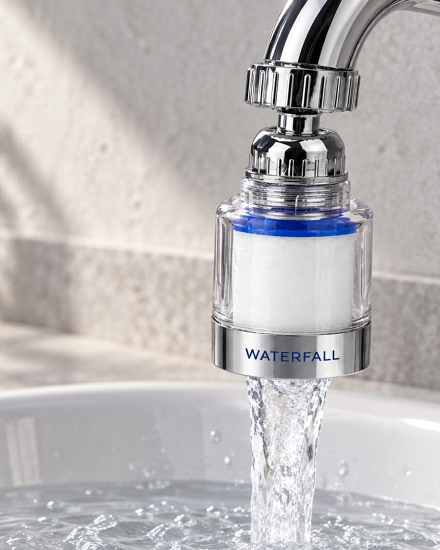 Waterfall'un musluğa takılan filtreli başlığı